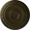Ekena Millwork Caputo Ceiling Medallion (Fits Canopies up to 6"), Hand-Painted Green Gold, 24 1/4"OD x 1 1/2"P CM24CAGGS - alternate 1